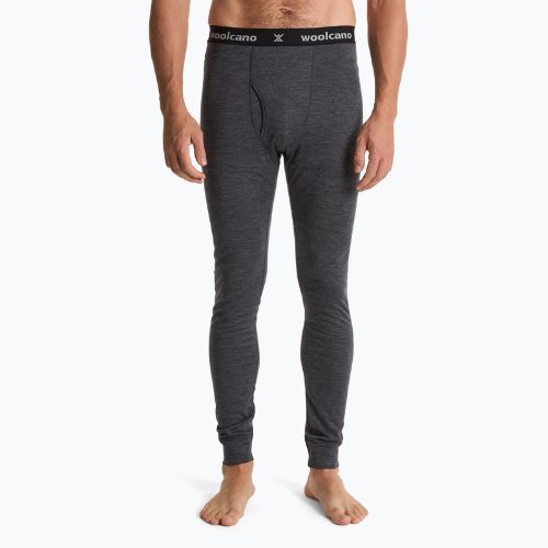 Men's thermal trousers WOOLCANO 100% Merion PANT0539 grey