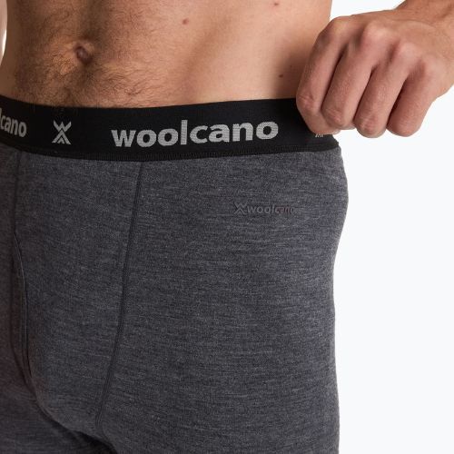 Men's thermal trousers WOOLCANO 100% Merion PANT0539 grey