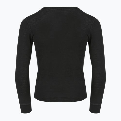 Children's thermal sweatshirt WOOLCANO thermal 100% MERINO TOP00947 black