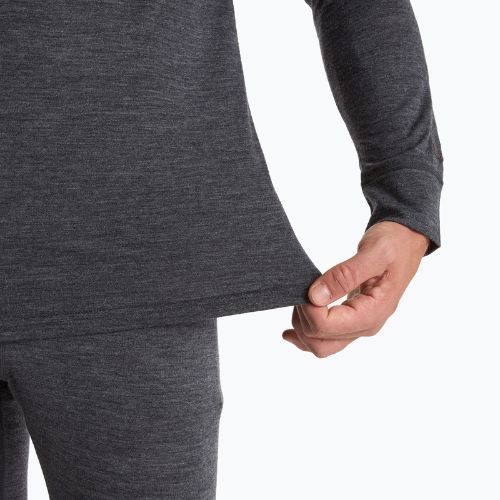 Men's thermal sweatshirt 100% WOOLCANO MERINO TOP0538 grey