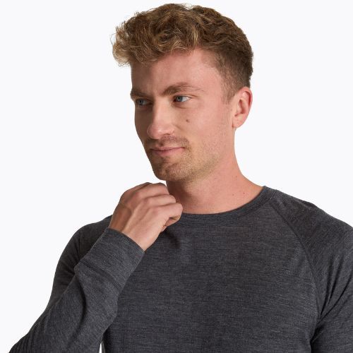 Men's thermal sweatshirt 100% WOOLCANO MERINO TOP0538 grey