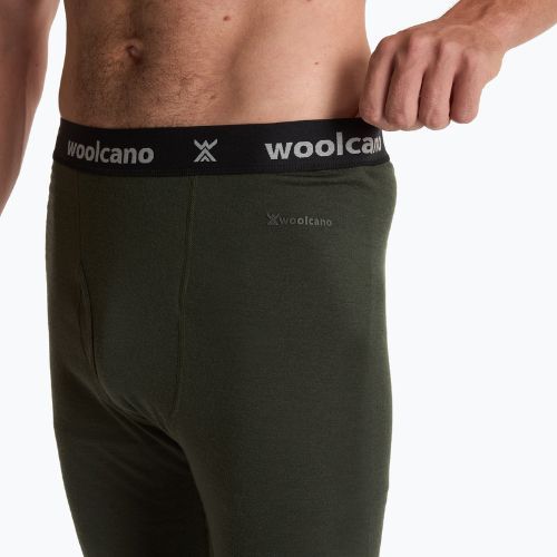 Men's thermal underwear set WOOLCANO Merino 100% SET0540 green