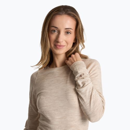 Women's thermal underwear set WOOLCANO Merino 100% SET0543 beige