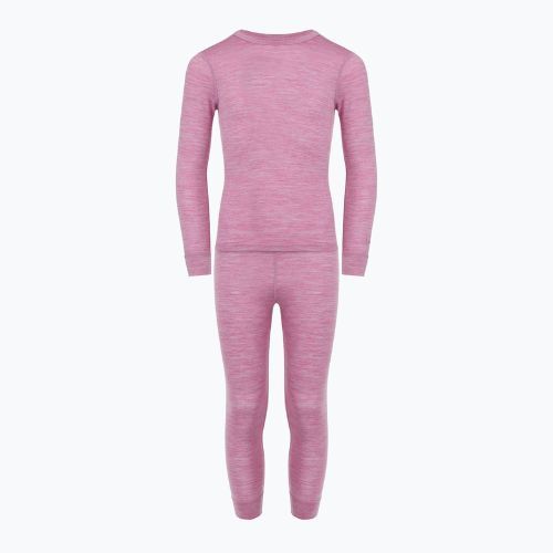 Children's thermal underwear set WOOLCANO Merino 100% SET0683 purple