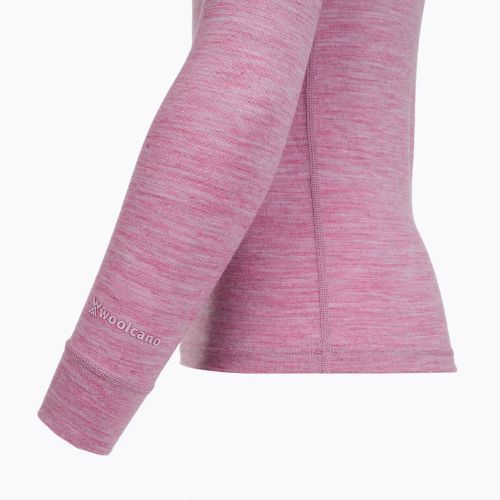 Children's thermal underwear set WOOLCANO Merino 100% SET0683 purple