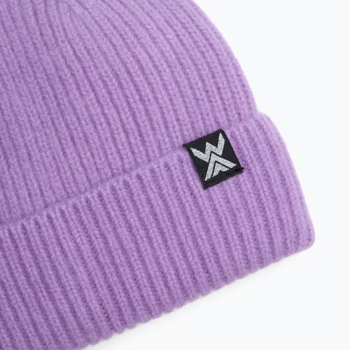 Winter hat WOOLCANO Merino 100% HAT0440 purple