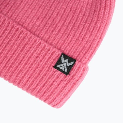 Winter hat WOOLCANO Merino 100% HAT0440 pink