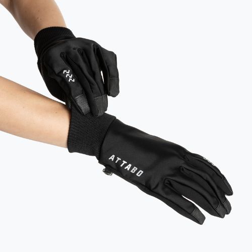 Cycling gloves ATTABO LOREEF GLOVES windpfoor insulated black