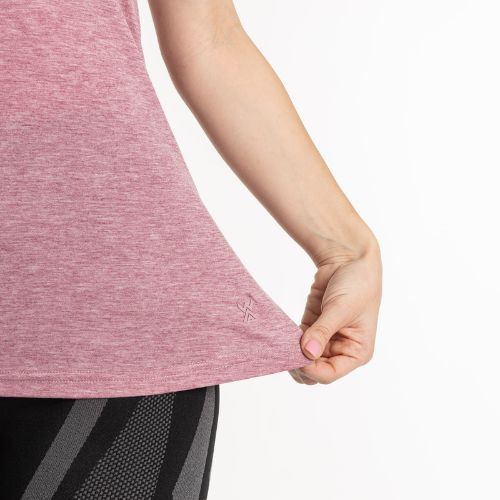 Women's thermal T-shirt WOOLCANO Merino TEE0547 purple