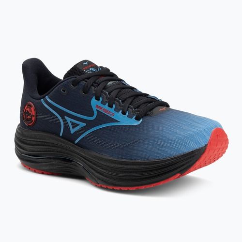 Mizuno Wave Rider 29 running shoe amsterdam black/all aboard/high risk red