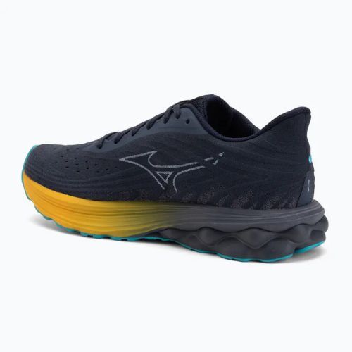 Men's running shoes Mizuno Wave Skyrise 6 odyssey gray/icelandic blue/citrus