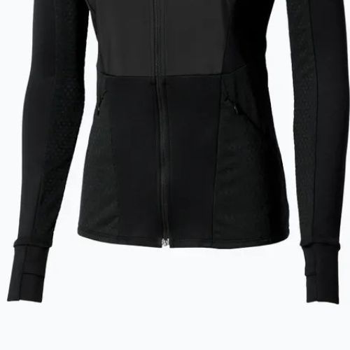 Women's running jacket Mizuno Active Warm Hybrid Full Zip Hooded black