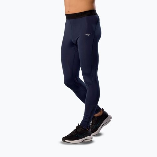 Men's running leggings Mizuno Impulse Core Long baritone blue