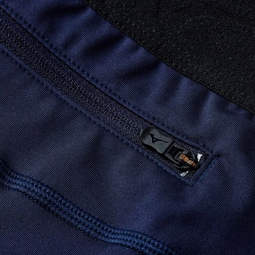 Men's running leggings Mizuno Impulse Core Long baritone blue