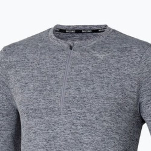 Men's Mizuno Core Impulse Half Zip Tee quicksilver running longsleeve