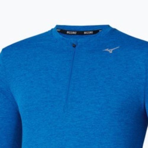 Men's running longsleeve Mizuno Core Impulse Half Zip Tee princess blue