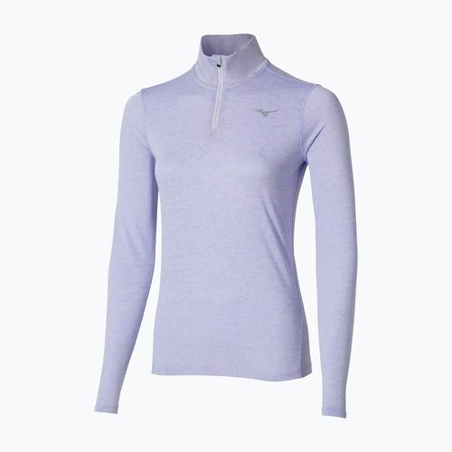 Women's running sweatshirt Mizuno Core Impulse Half Zip Tee icelandic blue
