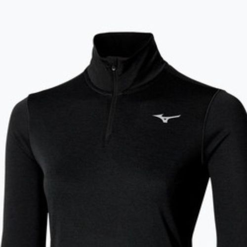 Women's running sweatshirt Mizuno Core Impulse Half Zip Tee black