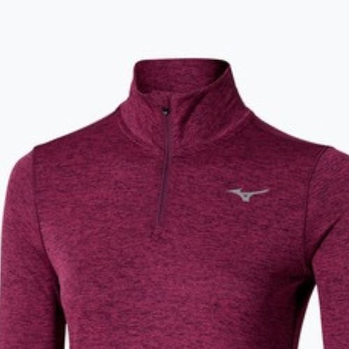 Women's running sweatshirt Mizuno Core Impulse Half Zip Tee dark purple