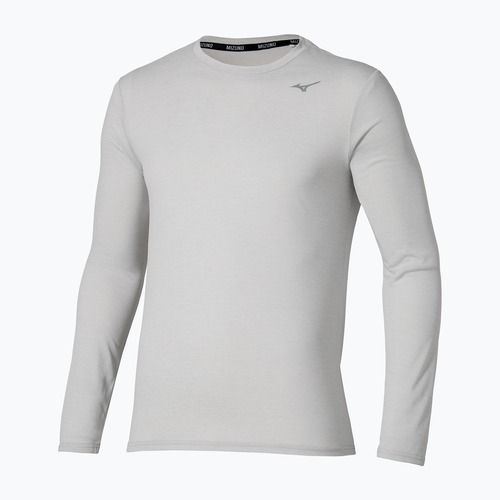 Men's Mizuno Core Impulse Tee vapor silver running longsleeve