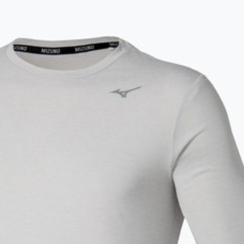 Men's Mizuno Core Impulse Tee vapor silver running longsleeve