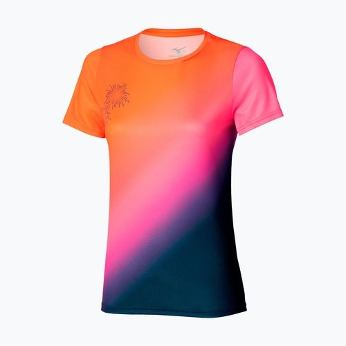 Women's running shirt Mizuno Summer Pack QD Tee yuuyake