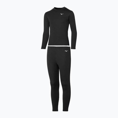 Children's thermal underwear set Mizuno Mid Top&Bottom black