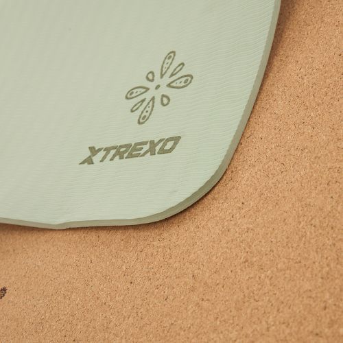 Yoga mat XTREXO cork 6 mm natural