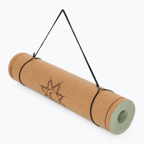 Yoga mat XTREXO cork 6 mm natural