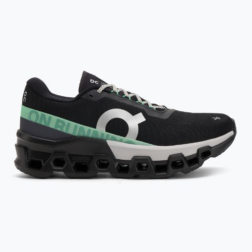 Men's On Cloudmonster 2 black/glacier running shoes