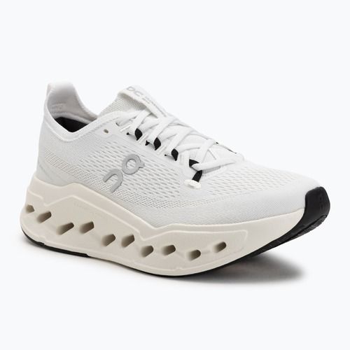 Women's On Cloudsurfer Max Wide white/white running shoes