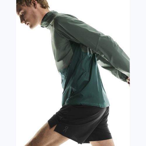 Men's On Weather spirulina/olive running jacket