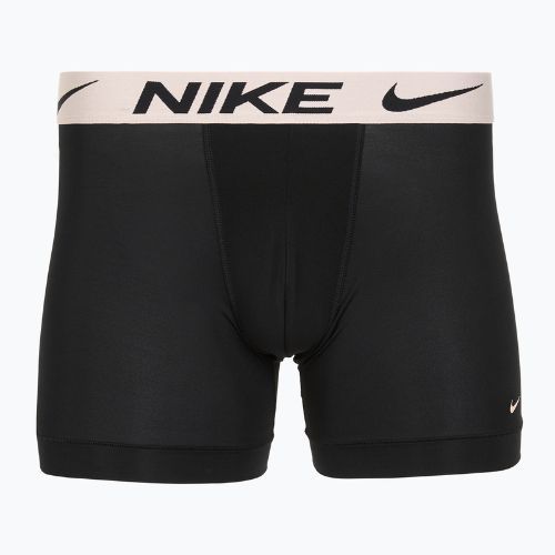 Men's Nike Dri-Fit Essential Micro Boxer Brief 3 pairs blk washed coral/olive aura/abrtract blue edge wb