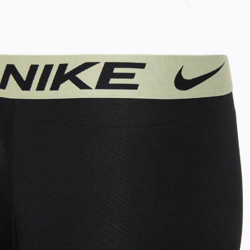 Men's Nike Dri-Fit Essential Micro Boxer Brief 3 pairs blk washed coral/olive aura/abrtract blue edge wb