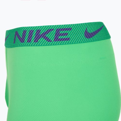 Men's Nike Dri-Fit Essential Micro Boxer Brief 3 pairs green shock/wild violet/black txtd wb