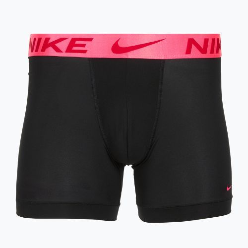 Men's Nike Dri-Fit Essential Micro Boxer Brief 3 pairs black hyper pink/uni red/black high shine wb