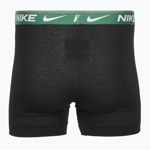 Nike Dri-FIT Ultra Comfort men's boxer shorts 3 pairs black evrgreen aura/deep night/black waistband