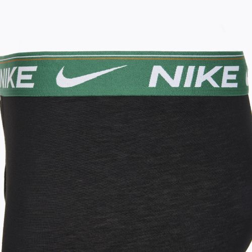 Nike Dri-FIT Ultra Comfort men's boxer shorts 3 pairs black evrgreen aura/deep night/black waistband