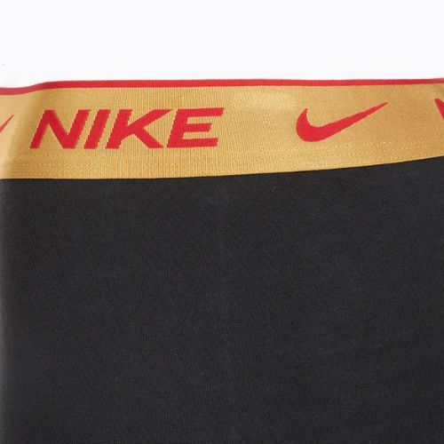 Men's Nike Everyday Cotton Stretch Trunk boxer shorts 3 pairs blk/university red/wheat gold/black high shine wb