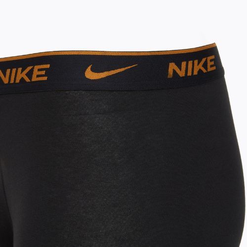 Men's boxer shorts Nike Everyday Cotton Stretch Trunk 3 pairs black lig crim/des och/deep night logo waistband