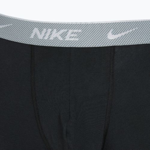 Men's Nike Everyday Cotton Stretch boxers 3 pairs bi/iron grey/clear grey high shine textured wb