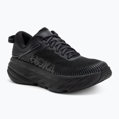 Women's running shoes HOKA Bondi 7 black/black