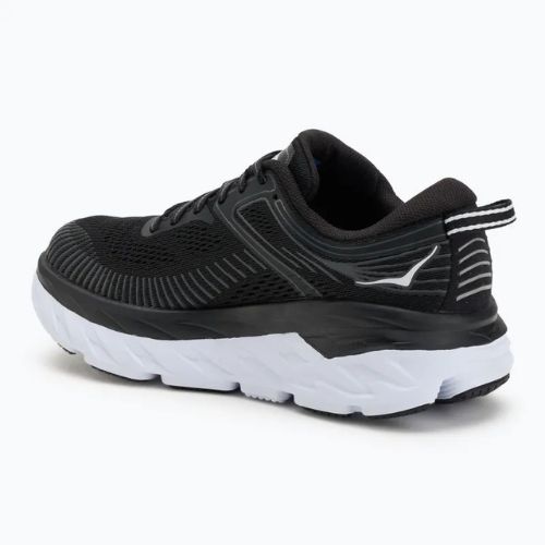 Women's running shoes HOKA Bondi 7 black/white