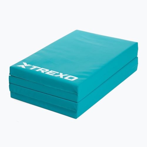 XTREXO folding gymnastics mattress 195 x 80 x 5 cm green