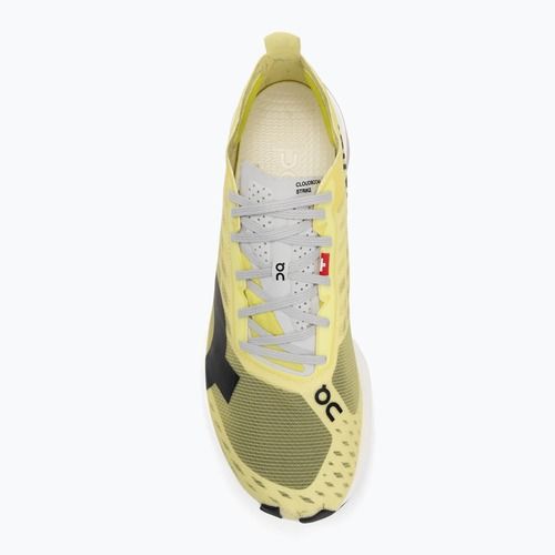 Men's On Cloudboom Strike limelight/wolf running shoes