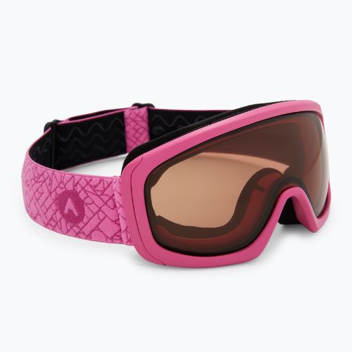 Children's ski goggles ATTABO Apik Jr Anti-Fog pink