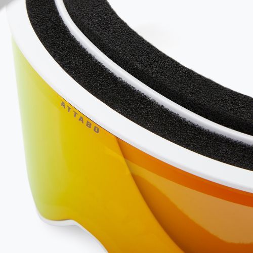 Ski goggles ATTABO narciarskie Kinik white