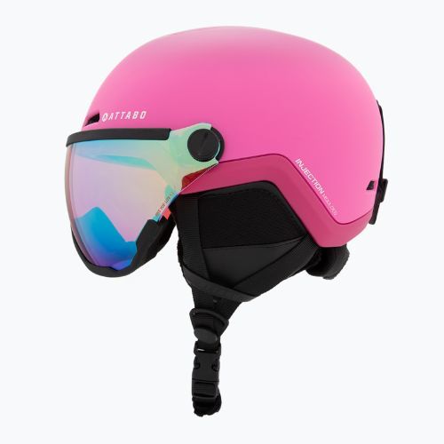 Children's ski helmet ATTABO Avens 2.0 Jr Visor pink