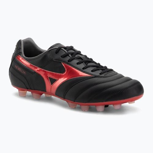 Men's Mizuno Morelia II Elite FG football boots black/morelia 40th red/black sand