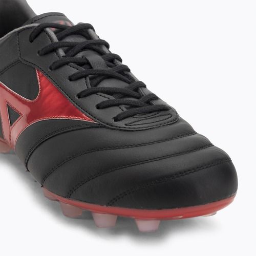 Men's Mizuno Morelia II Elite FG football boots black/morelia 40th red/black sand